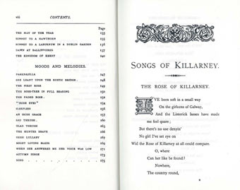 Songs of Killarney. 
