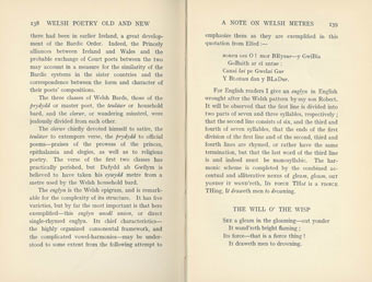 Welsh Poetry Old and New. 