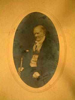 Calotype photograph of Alexander Monro tertius. ca. 1843-1848.