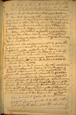 Transcript of attached objections by Monro tertius, tipped in Report from the Select Committee on Anatomy (1828).