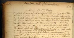 Alexander Monro (primus), Manuscript case notes from works by Bellinger, Verduc, Keil, Boerhaave, etc. 1717.