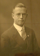 Norman Davis (1913-1989), pictured here aged 21, was awarded a Rhodes scholarship in 1934. Private Collection.