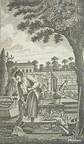 John Abercrombie, Every man his own gardener. Being a much more complete gardener's calendar, and general director, than any hitherto published. 15th ed., corrected and greatly enlarged. London: Printed for B. Law, [and 15 others], 1797.DeBeer Eb/1797/A