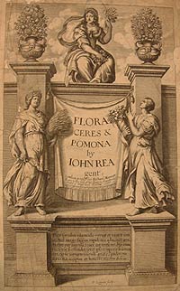 John Rea, Flora, seu, de florum cultura, or, a complete florilege furnished with all the requisites belonging to a florist. London: Printed by J.G. for Richard Marriott, 1665.DeBeer Ec/1665/R