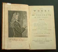 The Works of Mr Congreve. 2 vols
