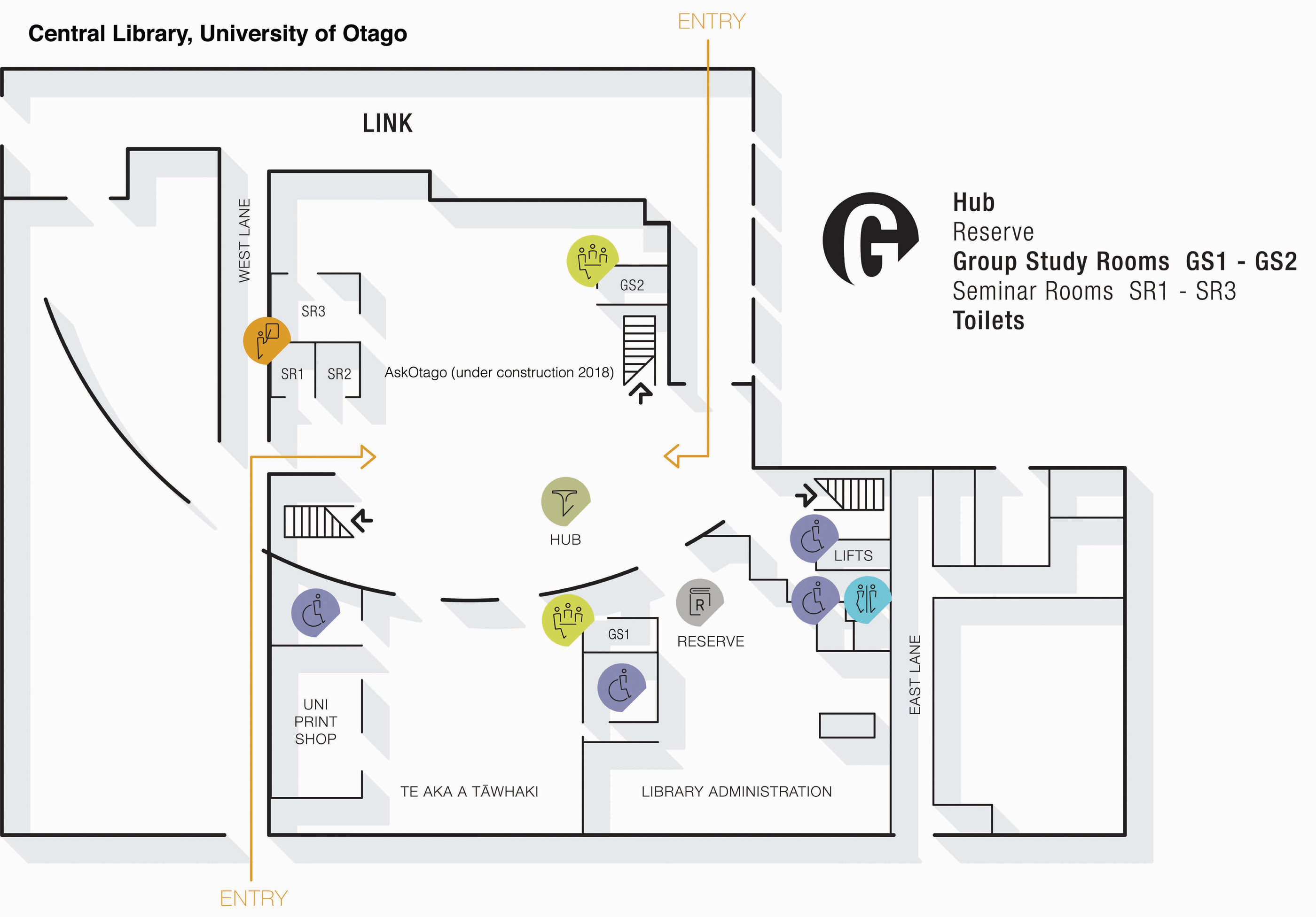 Group Study Room maps Group Study Rooms mobile 